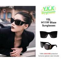 ราคา M119F Blaze แว่นตาดำกันแดด Cat Eye แฟชั่นสตรีม Luxury Premium UV400 แบรนด์เนม (41557014807)