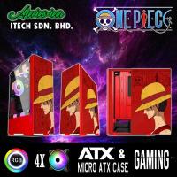 ราคา ( ONE PIECE GAMING CASING ) ATX GAMING CASING PC ONE PIECE 1 , RGB / ARGB FAN , MOTHERBOARD ATX / MICRO - ATX SUPPORT (20989115944)