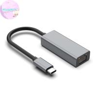 ราคา MyriadU Type-C ถึง RJ45 การ์ดเครือข่าย Lan 100/1000Mbps Gigabit Ethernet อะแดปเตอร์ไดรฟ์ฟรี USB Ypc C Splitter Plug Play การ์ดเครือข่าย TH (43954710784)