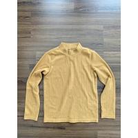 ราคา เสื้อคอเต่าสีเหลืองมัสตาร์ด ของเด็กผู้หญิง แบรนด์ Uniqlo ของแท้ มือสอง ขนาด 150 เหมาะสำหรับเด็กสูงประมาณ 150 cm (21063464279)