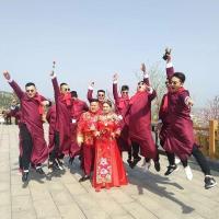 ราคา ชุดแต่งงานแบบจีนสำหรับนายบ่าวและแขกผู้ชาย ดีไซน์สไตล์สาธารณรัฐจีนโบราณ (46101235538)