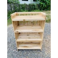 ราคา ชั้นวางของ 4 ชั้น ระแนง ไม้สัก (13329003853)