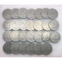 ราคา เหรียญ 1 บาทวัดพระแก้ว จำนวน 2 เหรียญ 1 บาทเรือหงส์เหรียญ 1 บาทตราแผ่นดิน รวม 90 เหรียญ (28750278877)