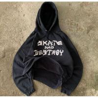 ราคา Thrasher Hoodie Skate และทําลาย (29231093535)