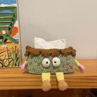 ราคา แฮนด์เมดDIYขนสัตว์โครเชต์กล่องกระดาษทิชชูถักถุงเก็บกระดาษน่ารักน่าเกลียดตกแต่งบ้านของขวัญ (28808268001)