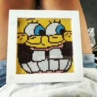 ราคา ครอสติสคริสตัล สพันจ์บ๊อบ เม็ดสี่เหลี่ยม ขนาด 15*15 cm. (2744946194)