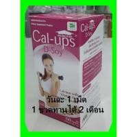 ราคา Cal ups D Soy แคล อัพส์ ดี ซอย แคลเซียมผสมวิตามินดีและโปรตีนสกัดจากถั่วเหลือง ชนิดขวด 60 เม็ด (2744832048)