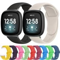 ราคา สายนาฬิกาซิลิโคนสําหรับ Fitbit Versa 2/Versa 3/Versa 4 สายรัดสายรัดข้อมือกีฬาสําหรับ Fitbit Versa Lite/Sense/Sense2 Band corre (41904004216)