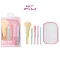 ราคา ODBO Pastel Brush Collection #OD8058 โอดีบีโอ พาสเทล บรัช คอลเลคชั่น ชุดแปรง 5 ชิ้น (29466425593)