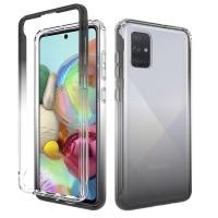 ราคา 2in1 เคสป้องกันโทรศัพท์มือถือ แบบใส กันกระแทก 360 องศา สําหรับ Samsung Galaxy Wide 4 A51 A71 A31 A50s A50 A30 A20 A30s A21s A10s A20s 4G 5G (23067760580)