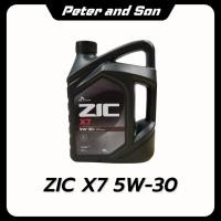 ราคา ZIC x7 เบนซิน 5W-30 API SPน้ำมันเครื่องรถยนต์เบนซิน สังเคราะห์แท้ ZIC (ซิค)ขนาด4ลิตร+กรองทักแชท (43661476996)