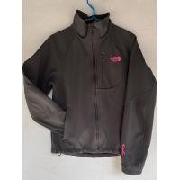 ราคา เสื้อกันหนาวผ้าวอร์ม the north face แท้!! มือสอง สีเทาดำ โลโก้ปักชมพูหน้า-หลัง อก 38 ยาว 23 ป้ายถูกตัด (54351194609)
