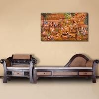 ราคา โซฟา เก้าอี้ โซฟาเข้ามุม พร้อมเบาะที่นั่ง โซฟาวินเทจ เฟอร์นิเจอร์ไม้เนื้อแข็ง ตกแต่งบ้าน (20638278629)