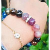 ราคา กำไลทัวร์มารีนรวมบลูลาพิศ+ไคยาไนต์+ไพไลต์+ไหมนาค ขนาด 10.5 มิล (18477615305)