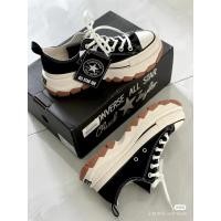 ราคา Converse 100th Anniversary Japan Limited Thick-Soled Heightened Canvas Shoes Original Rubber Color (18095901323)