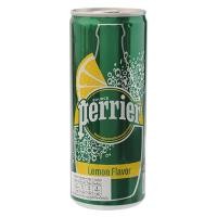 ราคา น้ำแร่กระป๋องเปอริเอ้ กลิ่นเลมอน 250 มล. น้ำแร่ชนิดมีฟอง Perrier Lemon Flavor (21447360272)