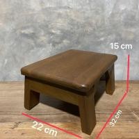 ราคา เก้าอี้ไม้สัก เก้าอี้ซักผ้า นั่งทำสวน งานไม้สักเก่ากว้าง 22 x ยาว 32 x สูง 15 cm ตัวละ 399.- (15256036725)