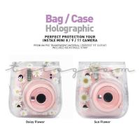 ราคา Instax Mini 8/9/11/40 Holo FLOWER TRAN กระเป๋ากล้อง/Instax Mini Case/Ins Fujifilm Polaroid กระเป๋าหนัง (27065855097)