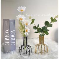 ราคา แจกัน แจกันดอกไม้ แจกันดอกไม้สีทองสําหรับตกแต่งบ้าน (11531137481)