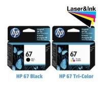 ราคา หมึกอิงค์เจ็ท HP 67 Black(3YM56AA) และ HP 67 Tri-Color(3YM55AA) (11144758363)