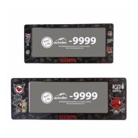 ราคา กรอบป้ายทะเบียนกันน้ำ ลายdavil ลิขสิทธิ์แท้ (889423536)