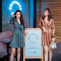 ราคา Lipsy Strip mini dress (basic by Sita) (7819589886)