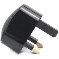 ราคา USB Wall 3 Pin 5V 1A UK หลักปลั๊กไฟอะแดปเตอร์ชาร์จสําหรับโทรศัพท์มือถือ iPhone 4s 5s 4 5 iPod Samsung HTC Sony - สีดํา (40326996520)