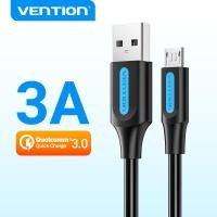 ราคา Vention สาย USB Micro-B กระแสสูง 3A รับส่งข้อมูลเร็ว แกนสายหนา PVC นุ่ม หลายความยาว สำหรับอุปกรณ์ Android/ลำโพง/อุปกรณ์ต่อพ่วง (3449274896)