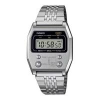 ราคา Casio Standard นาฬิกาข้อมือผู้หญิง สายสแตนเลส รุ่น A1100D-1 /สีเงิน (24082391103)