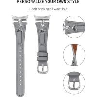 ราคา FitTurn T-Shape Leather Band Compatible with Google Pixel/Pixel Watch 2/Pixel Watch 3 4 (41mm) Watch Bands Women Men, Dressy Leather Strap with T-Shape Metal Buckle-Fashion Design (53552350542)