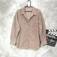 ราคา ผ้ามือสอง เสื้อเชิ้ตแขนยาวผ้าลูกฟูก GU (29875074868)