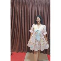 ราคา เดรสชมพูงานป้ายมาการองฟรีไซส์ (41470460202)