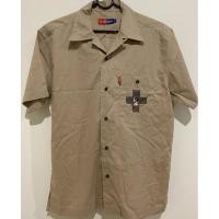 ราคา St.Andrews เสื้อเชิ้ต ลายเซนต์เบอร์นาร์ด สีครีมกากี งานแท้ (5353578616)