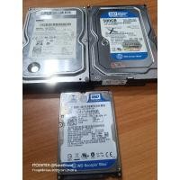 ราคา ฮาร์ดดิสก์ มือสอง เสีย 160/500/500 GB. 3 ตัว 100 บาท ตามรูป (22003292313)