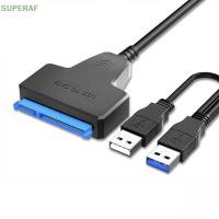ราคา Superaf อะแดปเตอร์สายเคเบิล Sata เป็น USB2.0 รองรับไดรฟ์ SSD HDD ภายนอก 2.5 นิ้ว (20286486863)