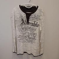 ราคา เสื้อยืดวินเทจ ลายสวย คอตตอน ผ้าไม่บาง 42/27" มือสอง (23106632996)