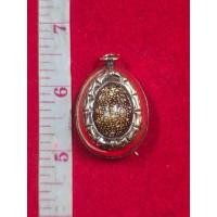 ราคา เบี้ยแก้ หุ้มนาค 18 k หลวงพ่อนุ่ม วัดนางใน เนื้อนาค 18k โค้ตหมง (28880564577)