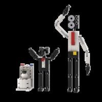 ราคา Camera man building blocks moc Game Figure toys Children Gift Toilet model Speaker Man monitoring people boys and girls (25829169458)