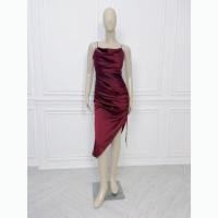 ราคา ชุดออกงาน ชุดเดรส สีแดง เลือดหมู (ส่งต่อ) (27659473895)