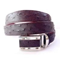 ราคา Huncroc เข็มขัดหนังนกกระจอกเทศแท้ สีน้ำตาล (17725978683)