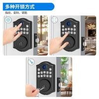 ราคา ปุ่มขายร้อนอัตโนมัติในร่มล็อคลายนิ้วมือ American Standard Entrance Combination Lock ประตูไม้สมาร์ทล็อค Dull Lo (47152720594)