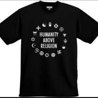 ราคา HUMANITY ABOVE RELIGEION เสื้อยืด COMBED30S UNIQUE (46002163662)