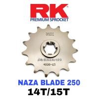 ราคา RK สเตอร์หน้า NAZA BLADE 650 RK 520 เฟือง 14T 15T RK Depan Sprocket RK520 RK 520 Nasa ใบมีด 650 มอเตอร์อะไหล่ (40474579395)