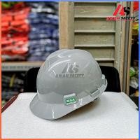 ราคา หมวกกันน็อคโครงการสีเทายี่ห้อ MSA รุ่น Fastrack SNI / MSA หมวกกันน็อคทํางานโครงการสีเทา (29038136891)