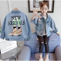 ราคา (พร้อมส่ง) แจ๊คเก็ตยีนส์เด็กกันหนาว เสื้อกันหนาวเด็กยีนส์ใส่เที่ยว (5957345806)