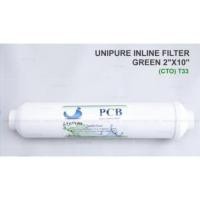 ราคา Unipure (Green) Inline PCB Post Carbon Filter CTO (T33) (6315164477)