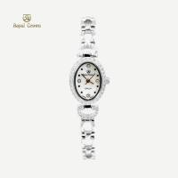 ราคา Royal Crown รุ่น 6537 นาฬิกาข้อมือผู้หญิงเล็กๆกันน้ำ ล้อมเพชร แบรนด์เนมแท้ - Vayo Jewelry (23788100110)