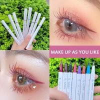 ราคา Colorful Matte Liquid Eyeliner Pencil Waterproof Lasting Smudge-proof Pigment Party Blue White Eye Liner Cosmetic Tools (7053309118)