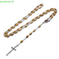 ราคา เจนนิเฟรา แฟชั่นแฮนด์เมดรอบลูกปัดคาทอลิกลูกประคําสําหรับข้ามศาสนาลูกปัดผู้ชายสร้อยคอเสน่ห์ (27033959327)