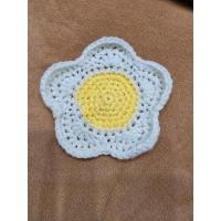 ราคา ที่รองแก้วไหมพรม รูปดอกไม้ งาน handmade (26963765819)